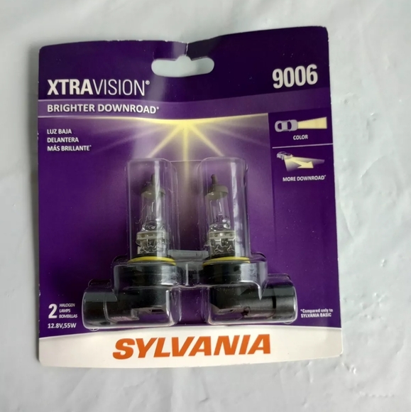 Sylvania Xtra Vision 9006 HB4 55W Two Bulbs Head Light Replace Upgrade L… - Picture 1 of 8